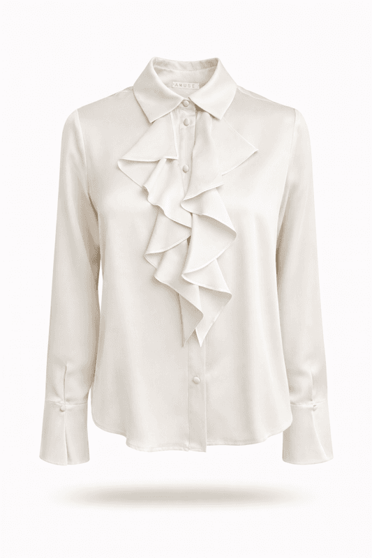 Amuse Silkebluse Lillie 103OffwhiteAW26