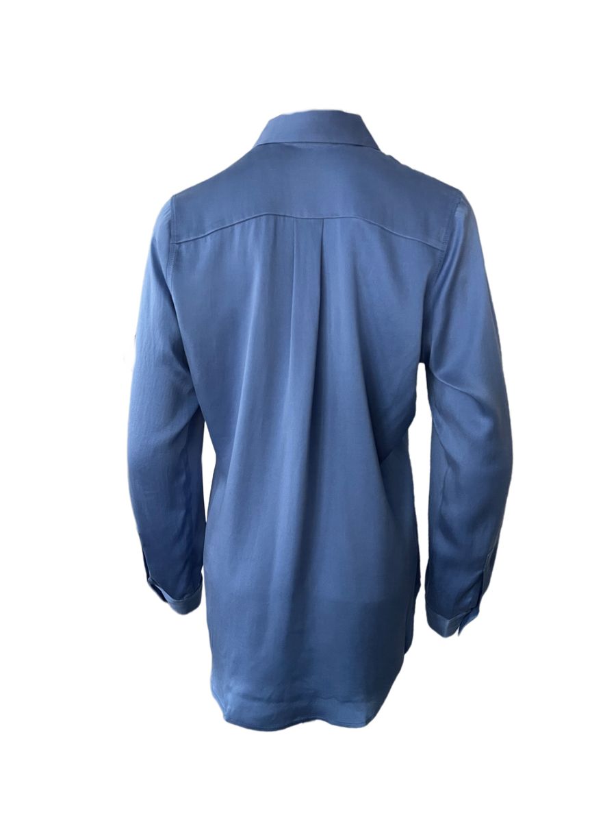 Amuse Silkebluse Classic BlueAW25