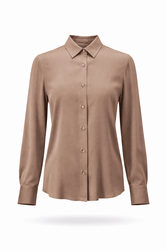 Amuse Silkebluse Classic 905NougatPF26