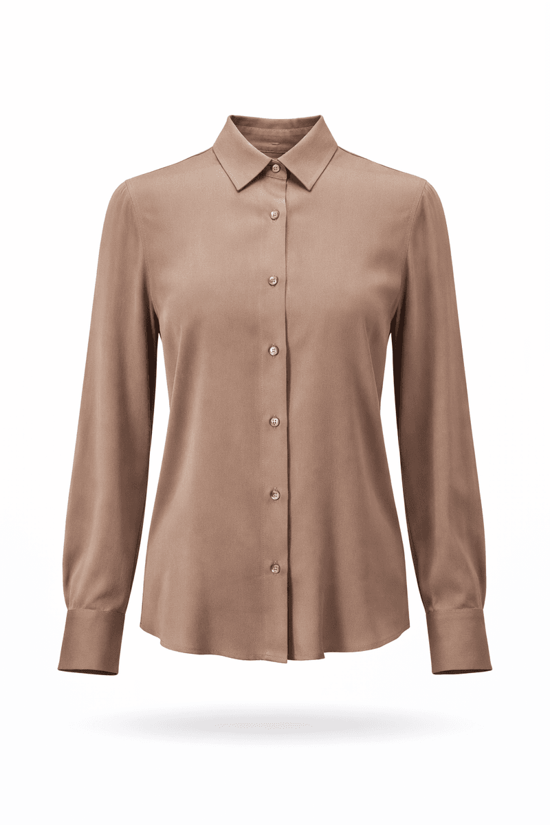 Amuse Silkebluse Classic 905NougatPF26