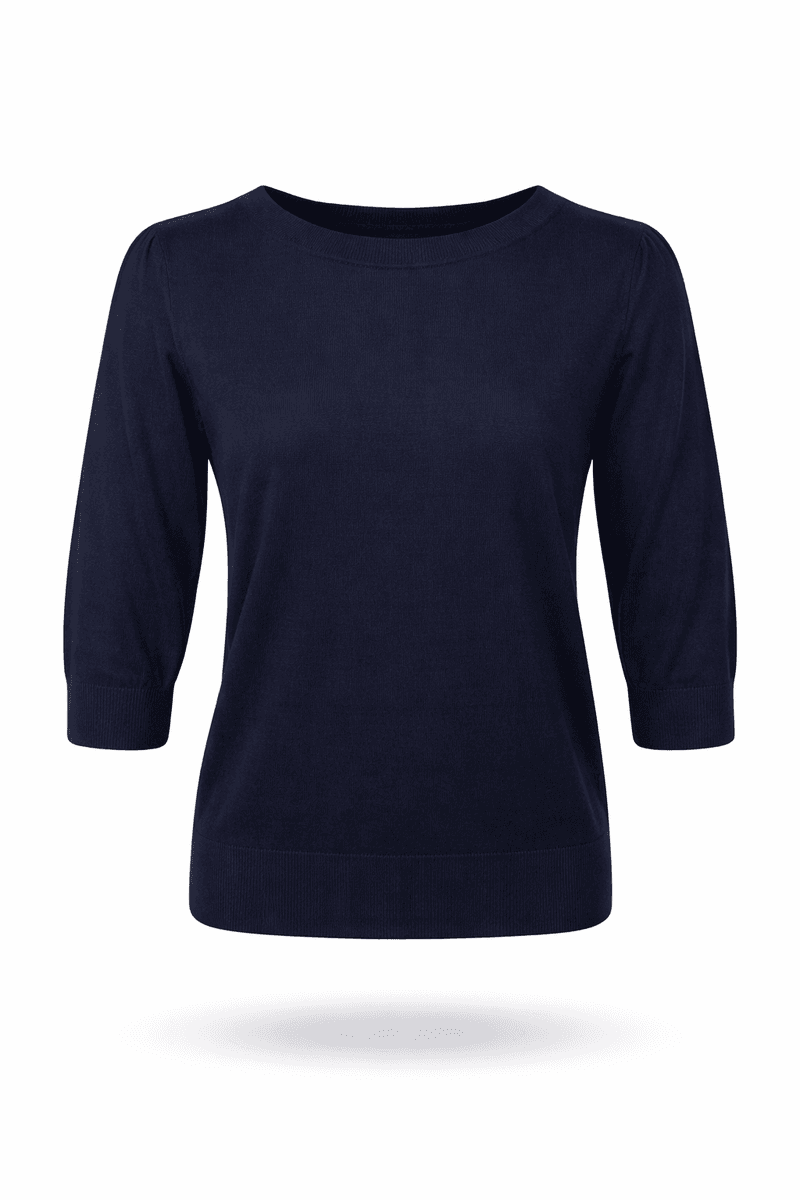 Amuse Evening Sweater 947NavySS26-2