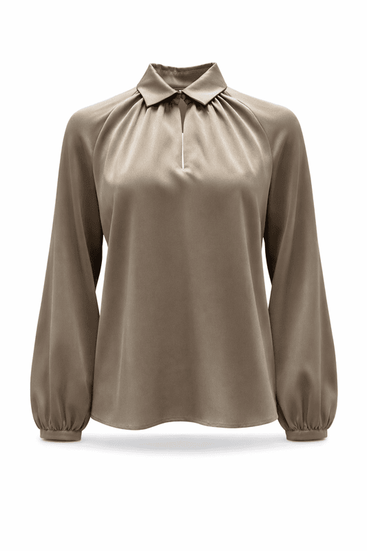 Amuse Silkebluse Hilde 907CanvasSS26