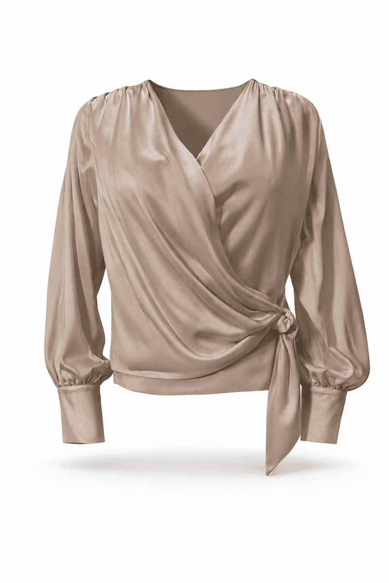 Amuse Silkebluse Anais 105NougatAW26