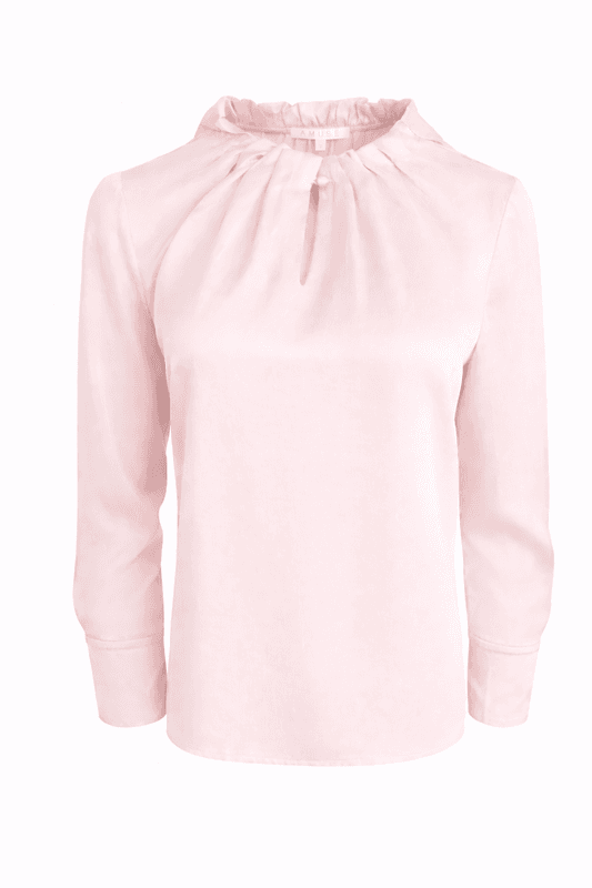 Amuse Silkebluse Ada 114D.PinkAW26