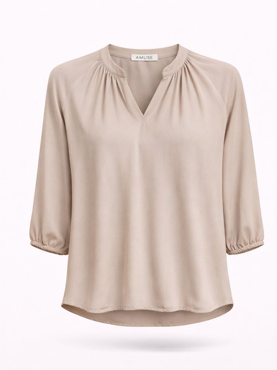Amuse Silkebluse Klara 907CanvasSS26-2
