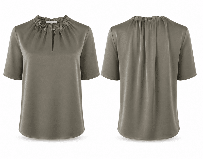 Amuse Silkebluse Linda ArtichokeSS24