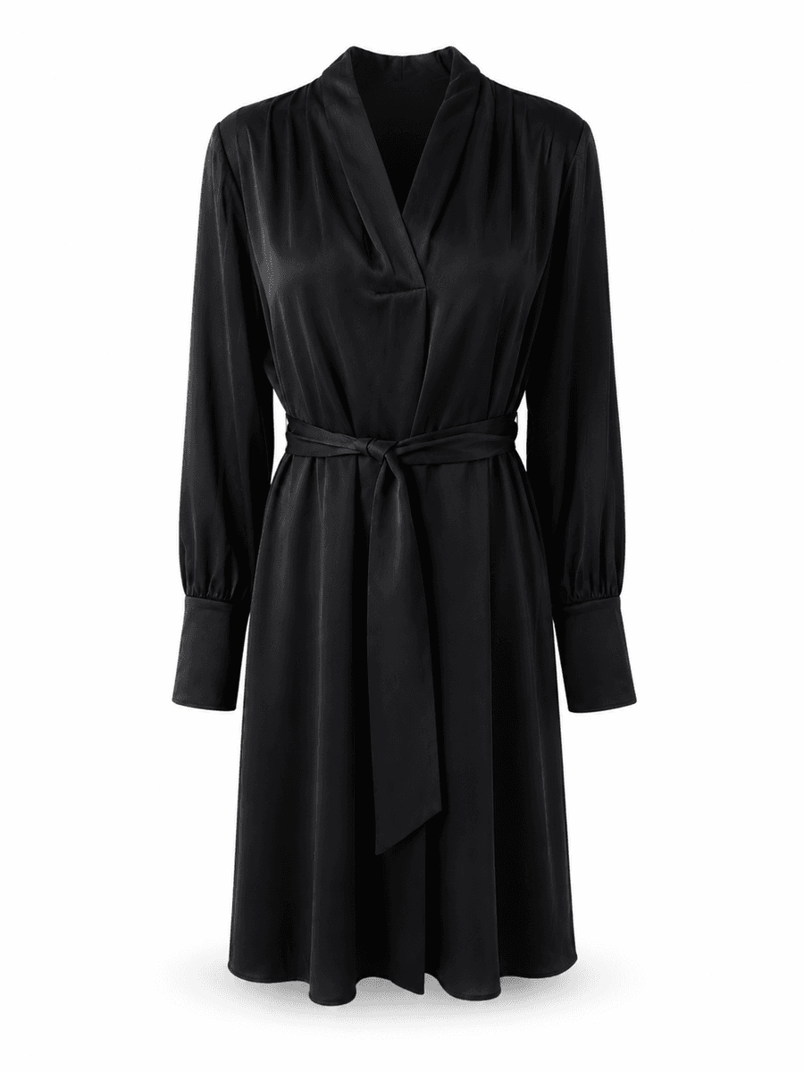 Amuse Silkekjole Lise BlackXM23