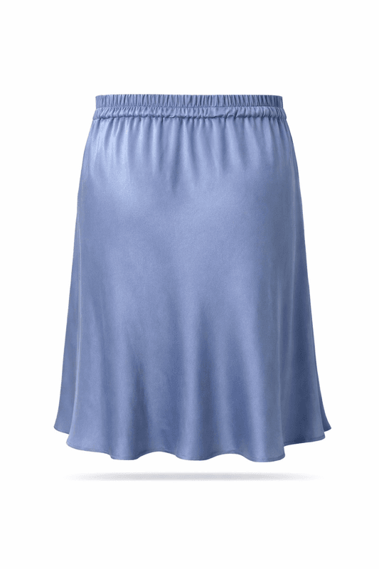 Amuse Silkeskjørt Betina Blue